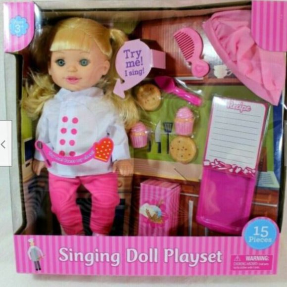 New Adventures Singing Chef Doll Patty Cake - Picture 5 of 5